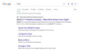 ppc text ad on Google SERP