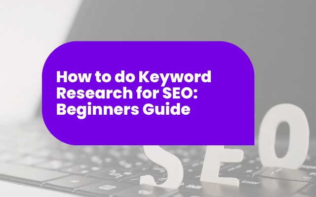 Keyword Research for SEO