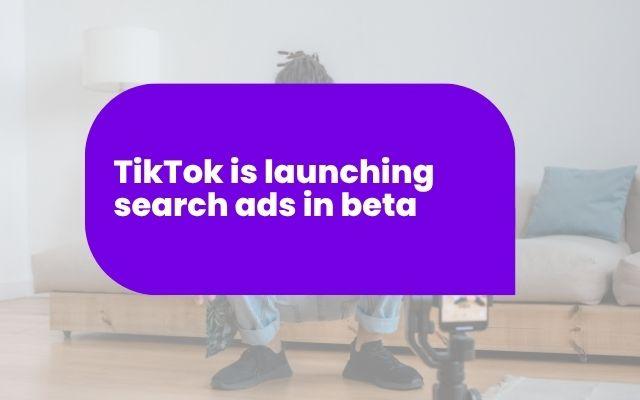TikTok search ads