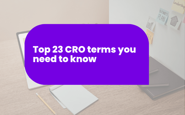 CRO terms