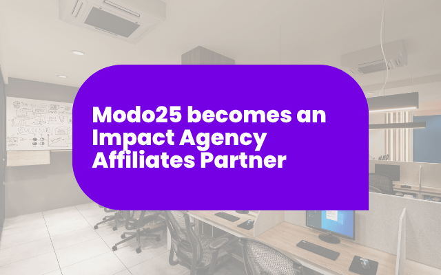 Modo25 becomes an Impact Agency Affiliates Partner