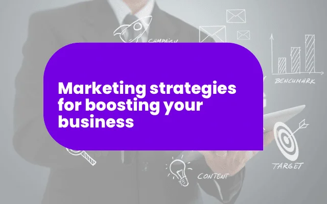 Marketing strategies graphic highlighting business growth concepts, relevant as LinkedIn launches sponsored articles for brands.